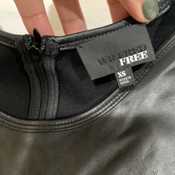 Aritzia Wilfred Free Elin Faux Leather Dress - Picture 6 of 7